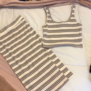 active USA stripe 2 piece set